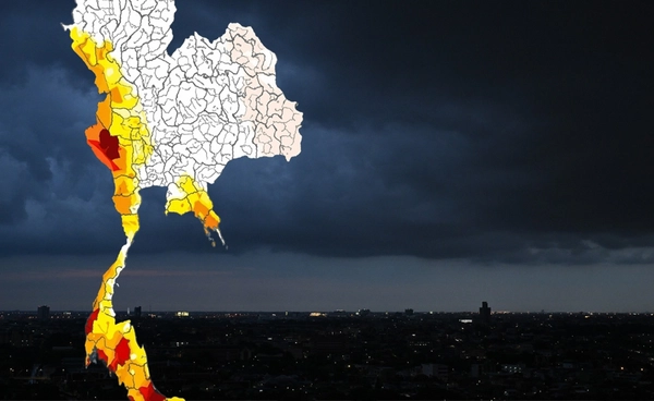 ฝนตกหนักถึงหนักมาก! อุตุฯเปิดรายชื่อจังหวัดเสี่ยงภัย 14-18 พฤษภาคม