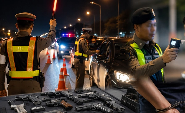 เปิดสถิติ 9 เดือน จุดตรวจตำรวจยึดปืนกว่า 25,000 กระบอก จับเมาแล้วขับกว่า 75,000 ราย เปิดสถิติ 9 เดือน จุดตรวจตำรวจยึดปืนกว่า 25,000 กระบอก จับเมาแล้วขับกว่า 75,000 ราย