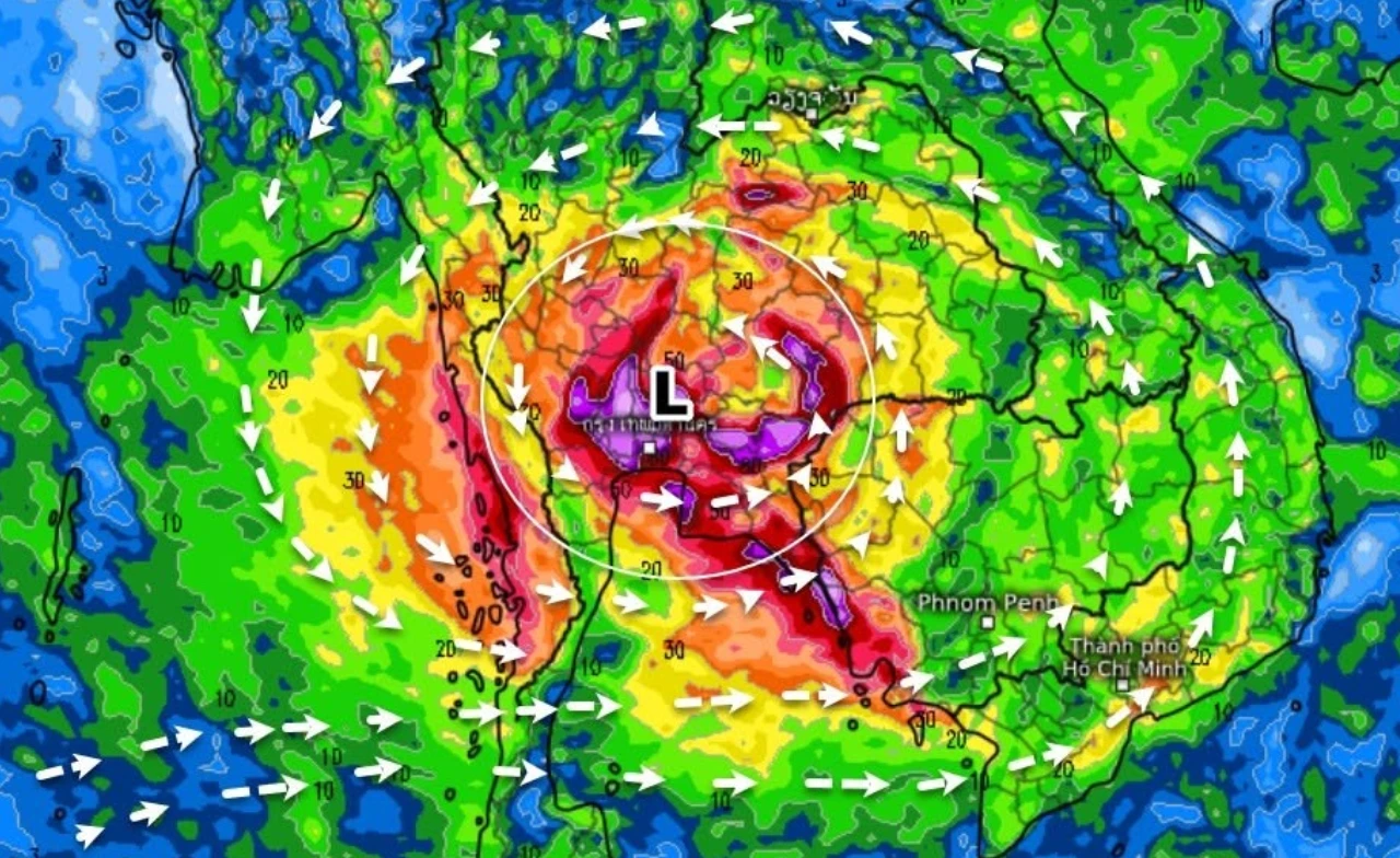 25-27 ก.ย. ฝนชุกทั่วไทย 28-30 ก.ย. ฝนเริ่มลดลง ยกเว้นด้านตะวันตกของประเทศ