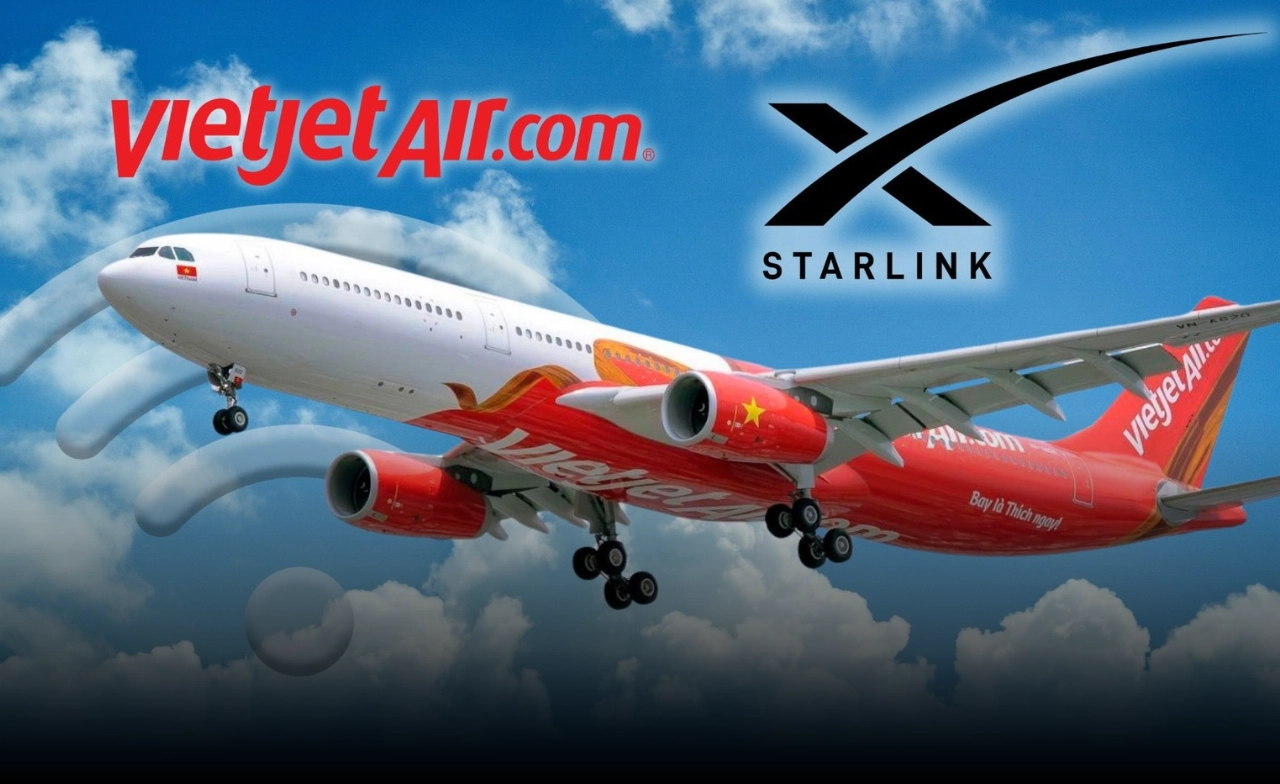 "Vietjet" ปิดดีล "Starlink" ให้บริการเน็ตฟรีบนฟ้า "Vietjet" ปิดดีล "Starlink" ให้บริการเน็ตฟรีบนฟ้า