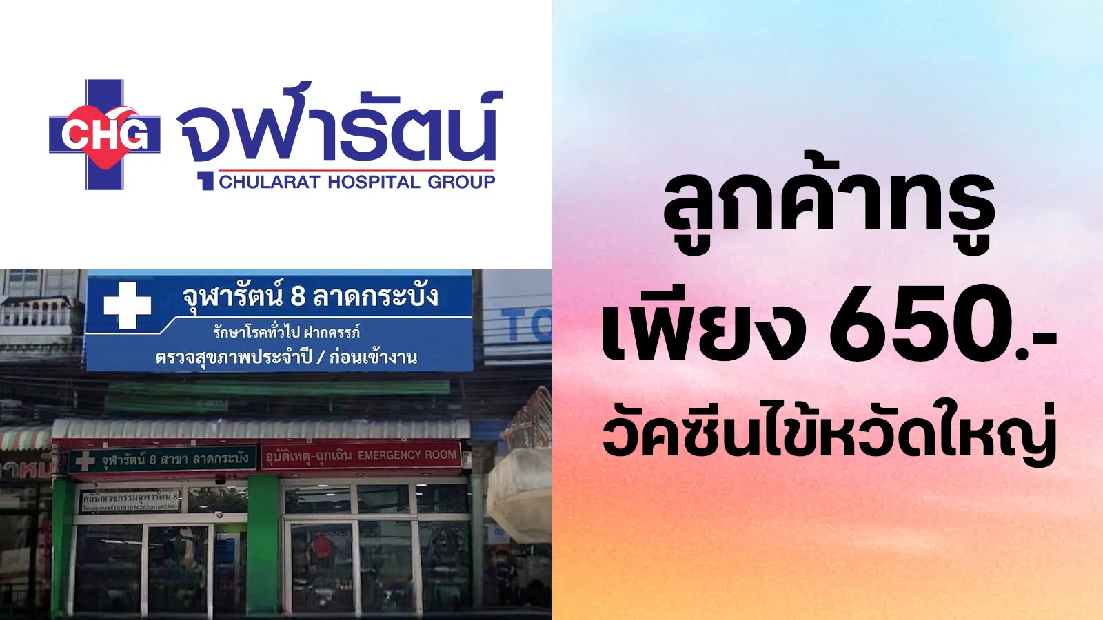 ซื้อ วัคซีนป้องกันไข้หวัดใหญ่ราคาเข็มละ 650 บาท ใช้ 0 ทรูพอยท์