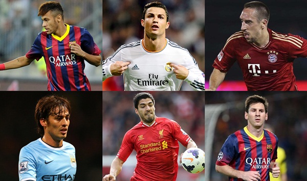 20 อันดับ แข้งฟอร์มแจ่ม ลีกดังยุโรป 2013/14