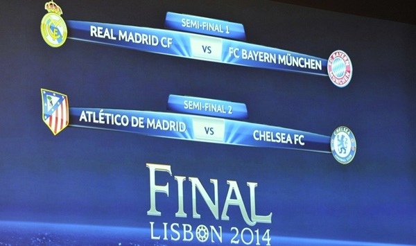 โผจับติ้ว รอบรองฯ UCL!!! ชุดขาวชนเสือใต้ ตราหมีปะทะสิงห์