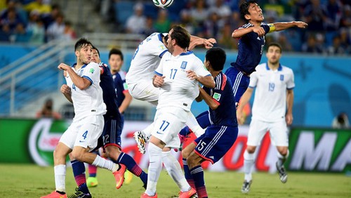 เจาะไม่เข้า! ญี่ปุ่น เจ๊า กรีซ 10 ตัว 0-0 บอลโลก 2014