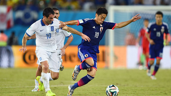 เจาะไม่เข้า! ญี่ปุ่น เจ๊า กรีซ 10 ตัว 0-0 บอลโลก 2014
