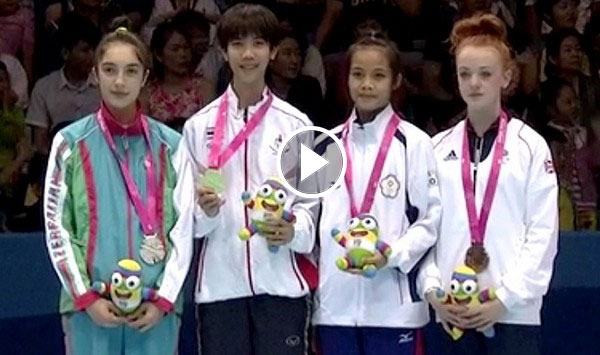 (คลิป) พาณิภัค สุดแจ่ม! ซิวทอง เทควันโด ยูธโอลิมปิก