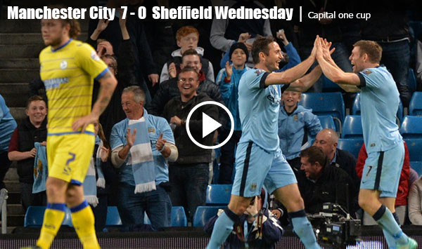 คลิปไฮไลท์ : 7-0 แมนเชสเตอร์ ซิตี้ ชนะ เชฟฟิลด์ เวนส์เดย์ (แคปิตอลวันคัพ)