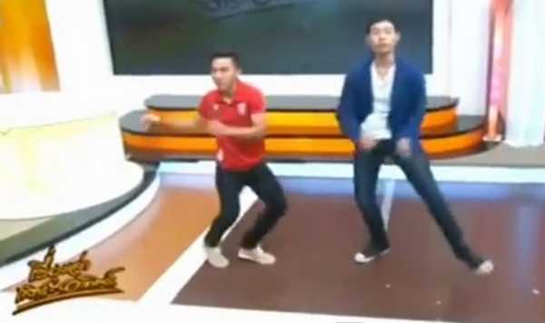 เมื่อ "หนุ่ม เดอะ วอยซ์" รับคำท้า "เมสซี่เจ" แบทเทิ่ลแดนซ์ งานวันเด็ก (มีคลิป)