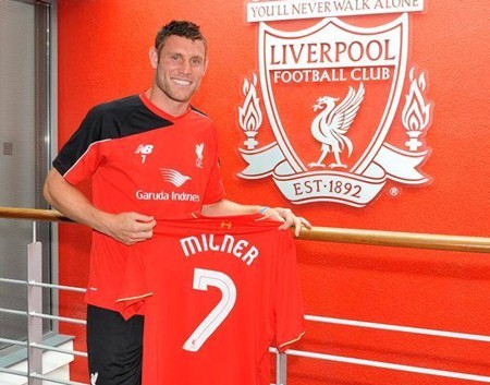 "มิลเนอร์" ชูเสื้อเบอร์ 7 สวมตำแหน่ง "สตีวีจี" ในถิ่น แอนฟิลด์
