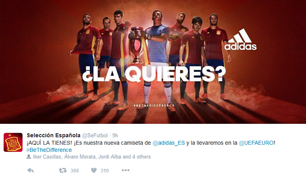 ได้เวลาเสียเงิน !! อดิดาส เผยโฉมเสื้อแชมป์ปีล่าสุด ทีมชาติสเปน