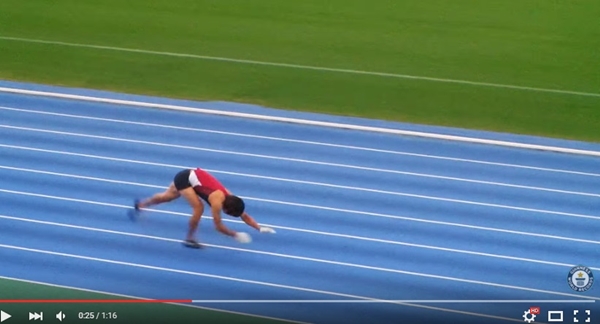 มนุษย์วานร!! หนุ่มญี่ปุ่นพังสถิติโลก วิ่ง100เมตร ด้วยสองมือสองเท้า (มีคลิป)