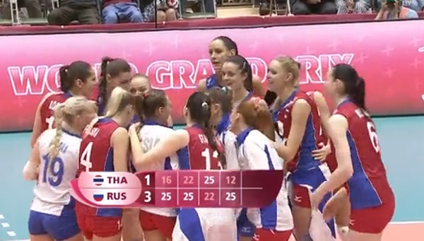 เต็มที่แล้ว!! วอลเลย์บอล หญิง ทีมชาติไทย พ่ายรัสเซีย 1-3เซต เวิลด์กรังปรีซ์ สัปดาห์ที่3