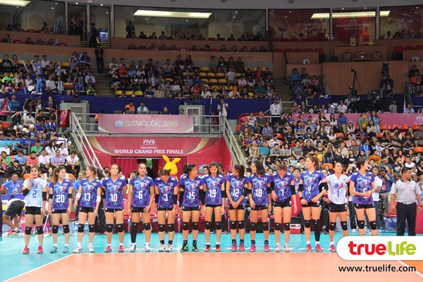 ประมวลภาพประทับใจ วอลเลย์บอลหญิงทีมชาติไทย แมตช์ปะทะรัสเซีย WGP 2016