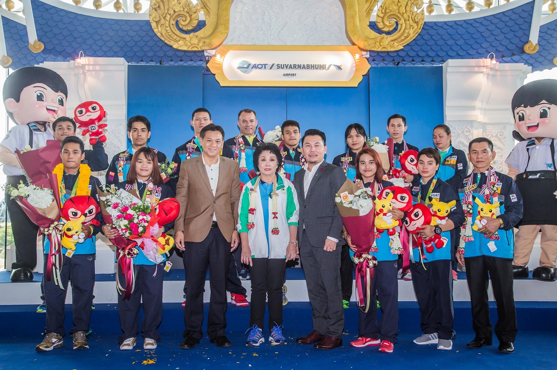 ขอบคุณความสุขสู่คนไทย!! ทรู จับมือ CP ร่วมแสดงความยินดี คณะนักกีฬายกน้ำหนักทีมชาติไทย