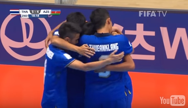 คนบนฟ้า!! จิรวัฒน์ ใจแกร่ง สลัดเศร้า ลงสนามยิงประตู ฟุตซอลโลก เพื่อทีมชาติไทย (มีคลิป)