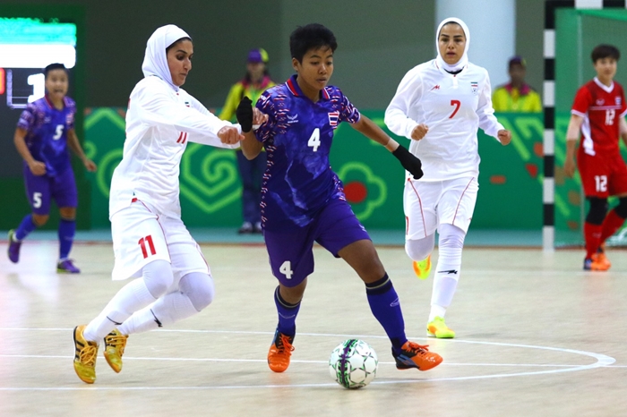 ฟุตซอลหญิงไทย แกร่ง ดับ อิหร่าน รองแชมป์เก่า 2-0 ในเอเชี่ยนอินดอร์ฯ