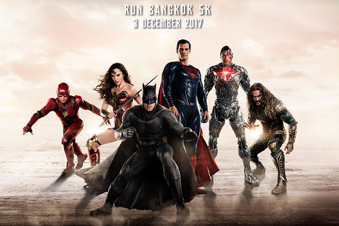 งานวิ่งสุดมันส์ ครั้งแรกในไทย Justice League Run Bangkok พบกัน 3 ธ.ค.นี้
