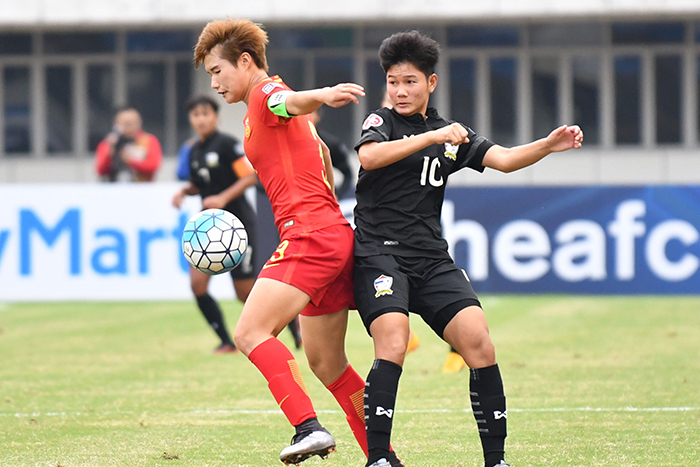 เต็มที่แล้ว! ฟุตบอลหญิงทีมชาติไทย U19 พ่ายเจ้าภาพ จีน 0-2