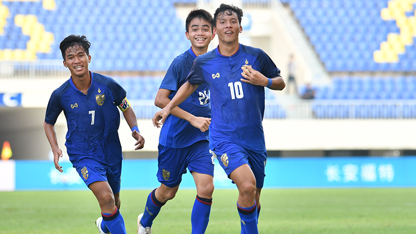 ฟอร์มอย่างดี! ทีมชาติไทย U16 รัวท้ายเกมอัด อินเดีย 3-1 สี่เส้าที่จีนนัดสอง