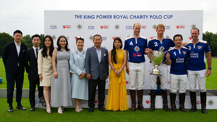 พระองค์หญิงฯ ร่วมทอดพระเนตร และประทานถ้วยรางวัลชนะเลิศ The King Power Royal Charity Polo Cup