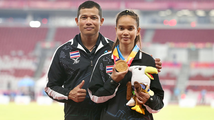 สุนีย์ภรณ์ ลมกรดหญิงไทย คว้าเหรียญทอง ศึกเอเชียนพาราเกมส์ 2018