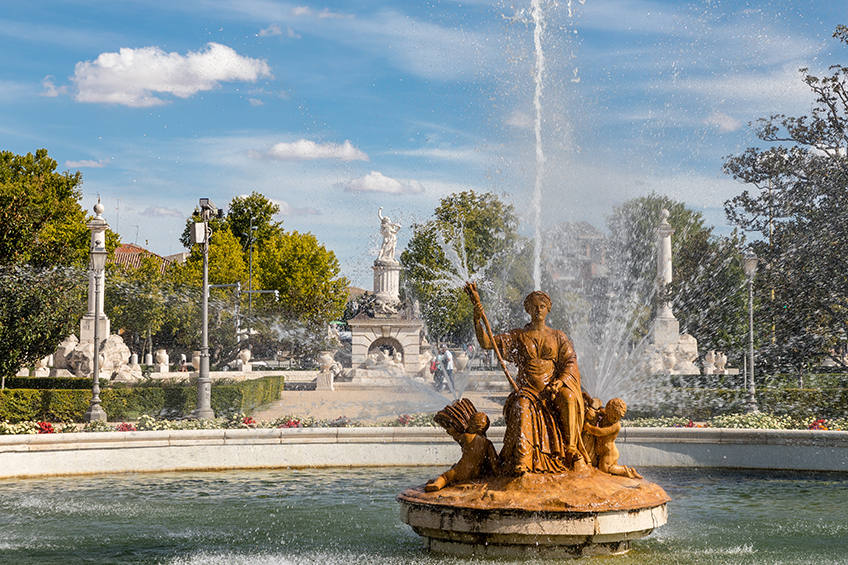 Garden of the El Parterre in Aranjuez