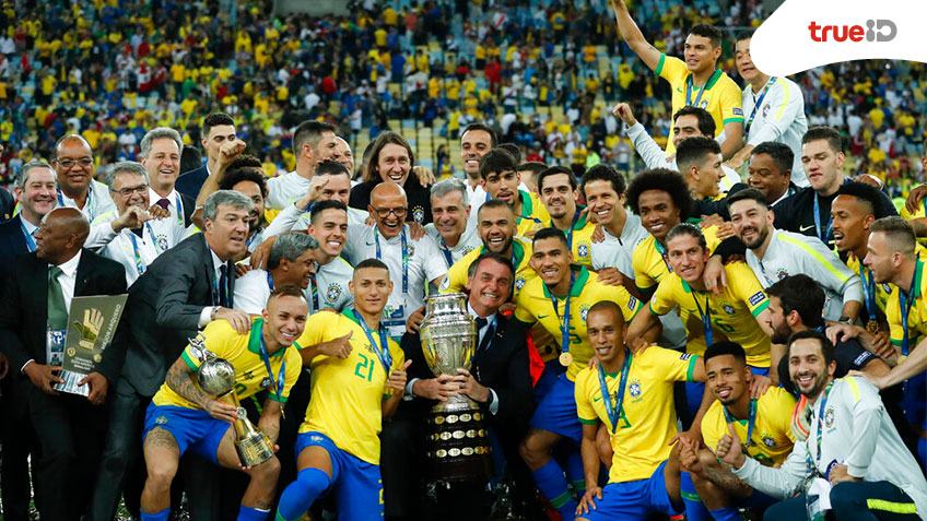 อัลบั้มภาพ : บรรยากาศการฉลองแชมป์ โกปา อเมริกา สมัยที่ 9 ของบราซิล