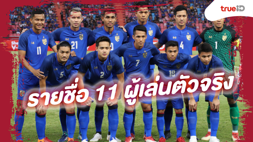 BREAKING : รายชื่อ 11 นักเตะ "ทีมชาติอินโดนิเซีย VS ทีมชาติไทย" ศึกฟุตบอลโลกรอบคัดเลือก