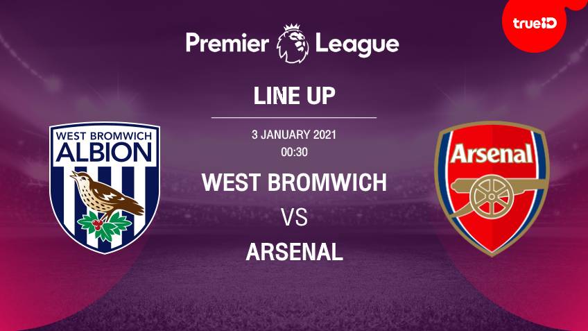 List of 11 West Bromwich vs Arsenal players with live football links