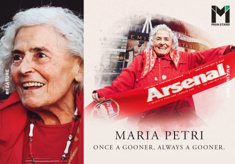 จนวันสุดท้าย : มาเรีย เปตรี หญิงผู้อุทิศเวลา 70 ปีกับการเชียร์อาร์เซน่อล | Main Stand