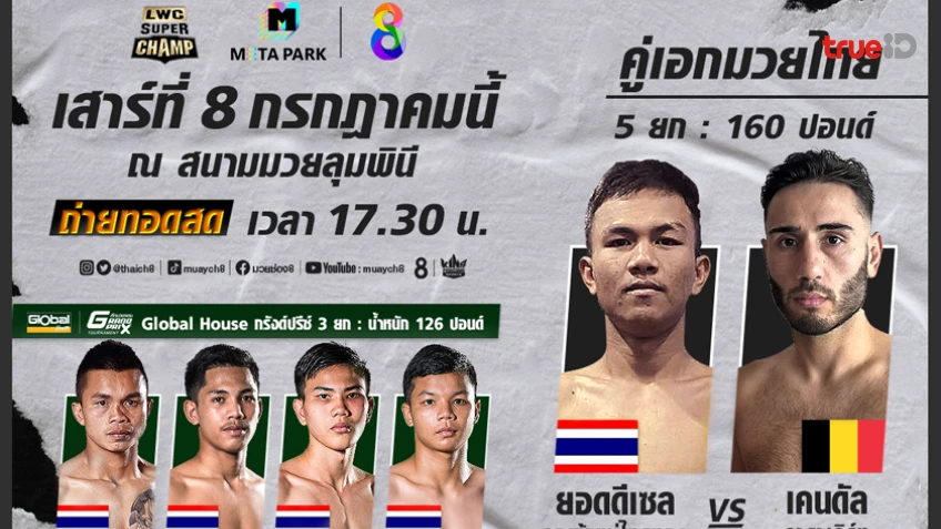 สุดเร้าใจ!! ช่อง 8 เปิดศึกชิงชัยมวยรอบ เงินไชโย - โกลบอลเฮ้าส์ สุดเร้าใจ!! ช่อง 8 เปิดศึกชิงชัยมวยรอบ เงินไชโย - โกลบอลเฮ้าส์