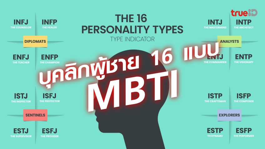 ผู้ชาย 16 แบบ ตามแบบทดสอบ MBTI มีแบบไหนบ้าง