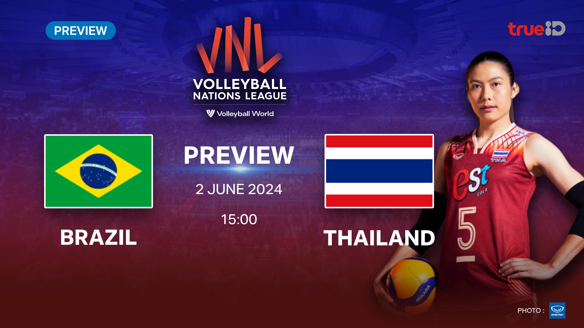 sa168vip บราซิล VS ไทย : พรีวิว วอลเลย์บอลหญิง เนชั่นส์ ลีก 2024 (ลิ้งก์ดูสด)