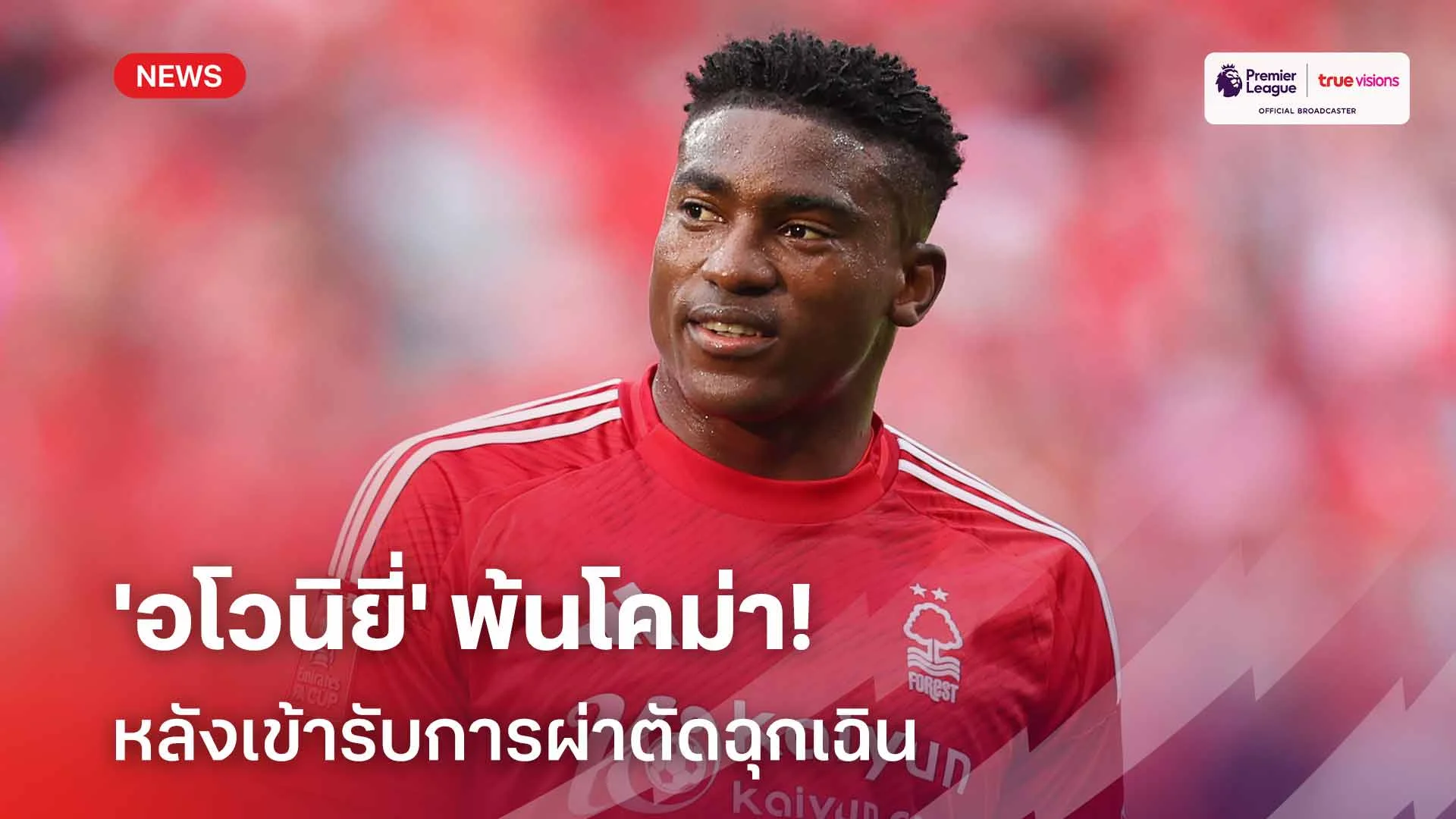 ข่าวดีฟอเรสต์!! 'อโวนิยี่' พ้นโคม่าหลังเข้ารับการผ่าตัดฉุกเฉิน