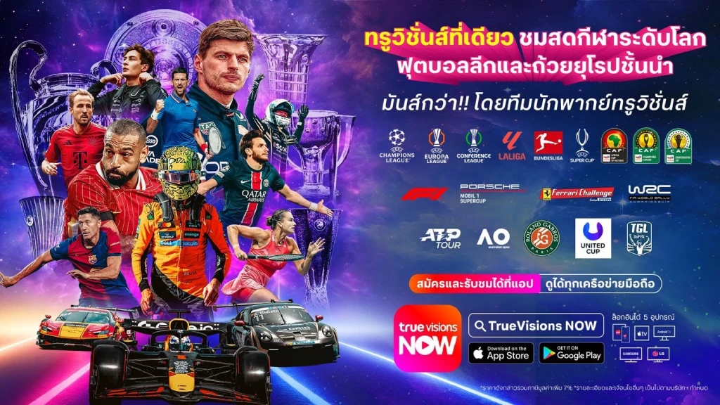 ทรูวิชั่นส์ คว้าสิทธิ์ถ่ายทอดสดฟุตบอลลีก - ถ้วยยุโรปชั้นนำ รายเดียวในไทย ทรูวิชั่นส์ คว้าสิทธิ์ถ่ายทอดสดฟุตบอลลีก - ถ้วยยุโรปชั้นนำ รายเดียวในไทย