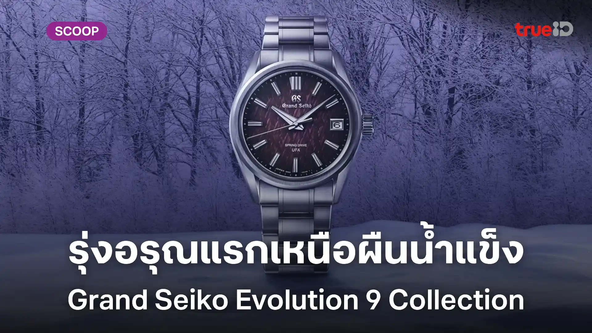 ส่องสเปคนาฬิกา Grand Seiko Evolution 9 Spring Drive U.F.A. Limited Edition