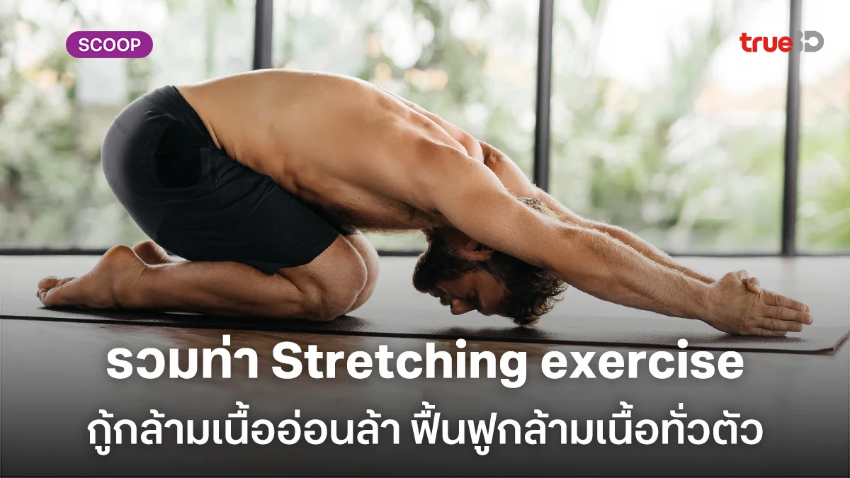 รวมท่า Stretching exercise กู้กล้ามเนื้ออ่อนล้า ฟื้นฟูกล้ามเนื้อทั่วตัว
