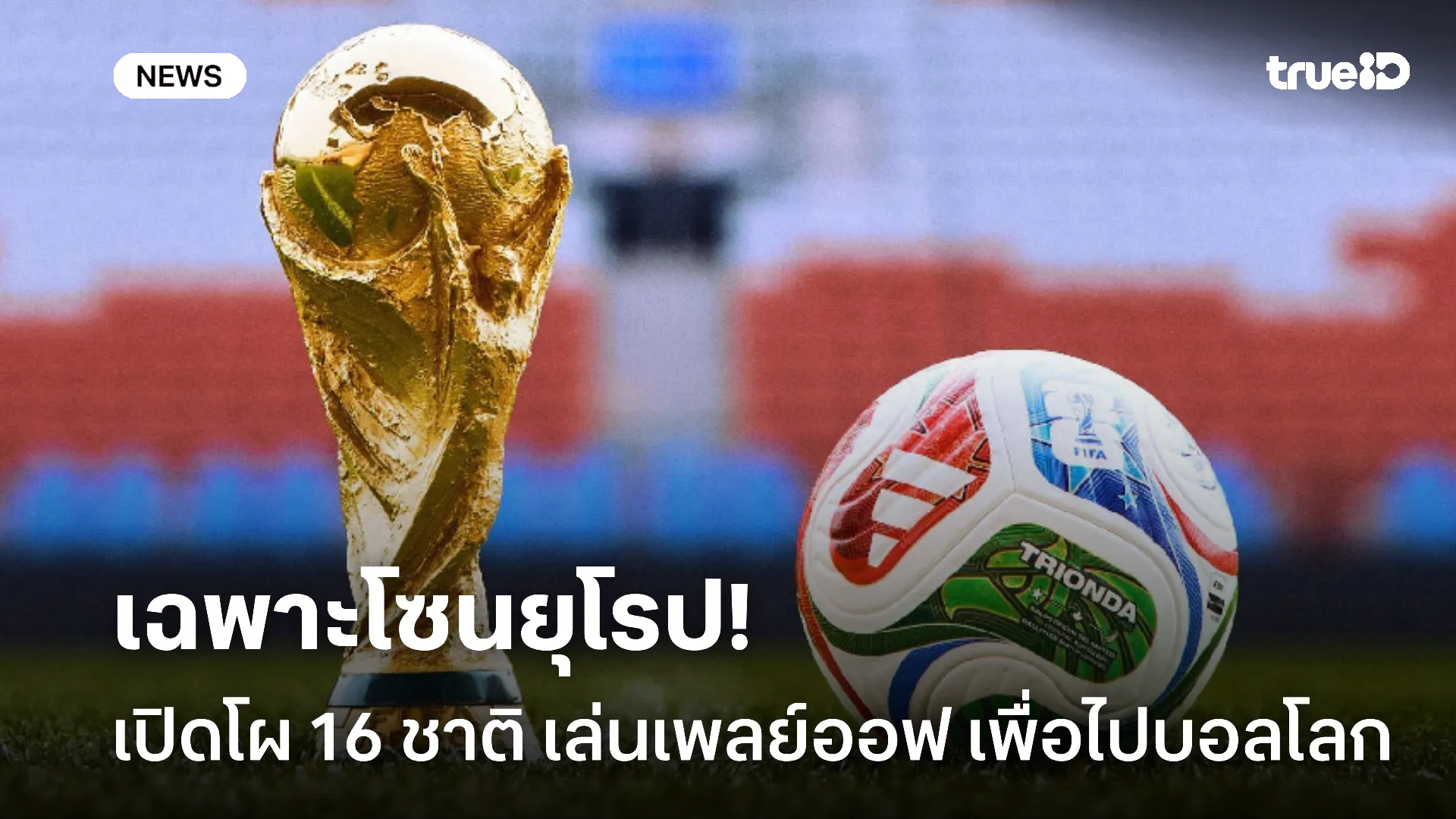 ยังมีหวัง.! เปิดโผ 16 ชาติ เล่นเพลย์ออฟโซนยุโรปเพื่อหา 4 ทีมไปบอลโลก