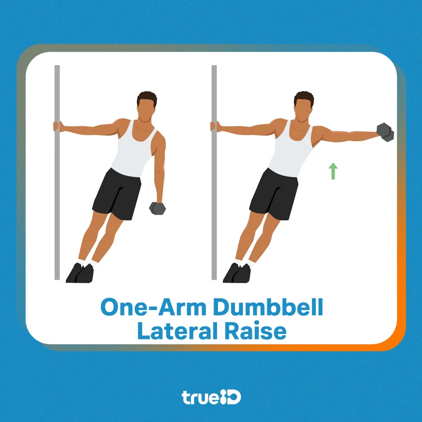 รวมท่า HIIT ดัมเบลข้างเดียว