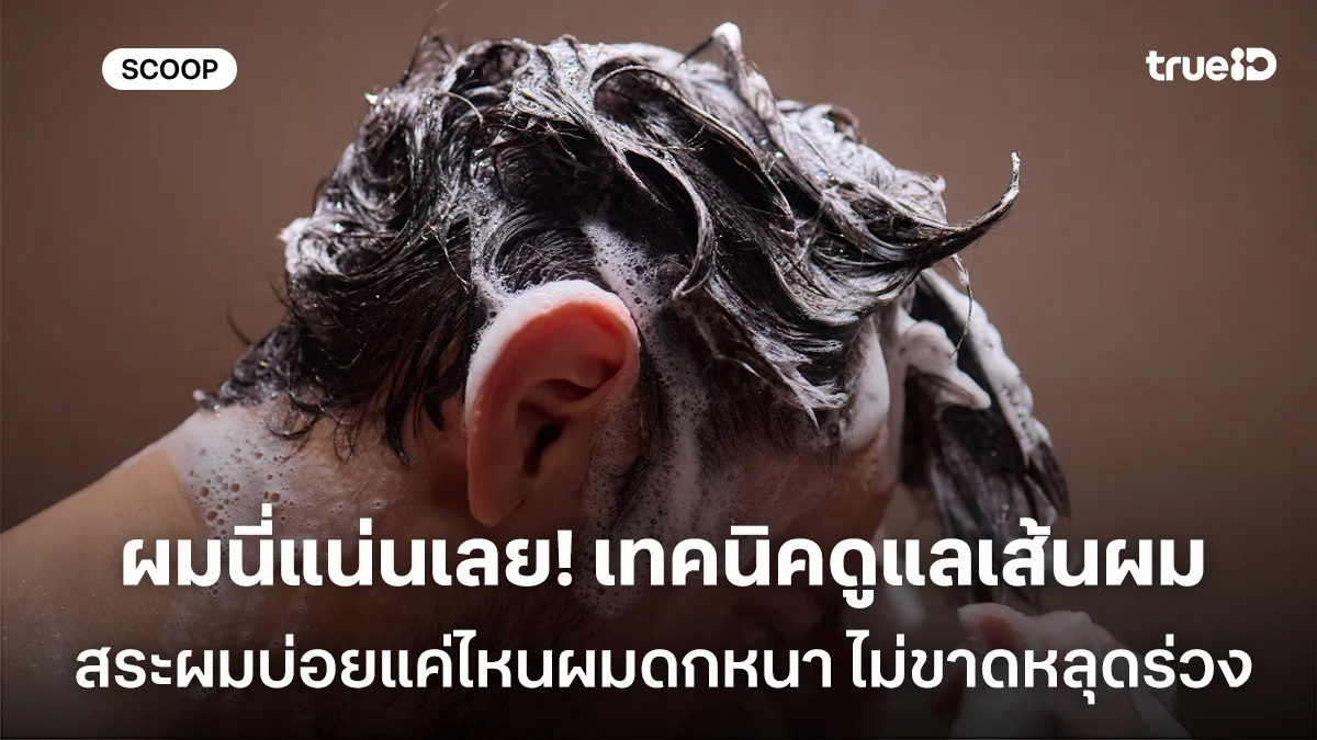 ผมนี่แน่นเลย! เทคนิคดูแลเส้นผมผู้ชาย สระผมบ่อยแค่ไหนให้ผมดกหนา ไม่ขาดหลุดร่วง