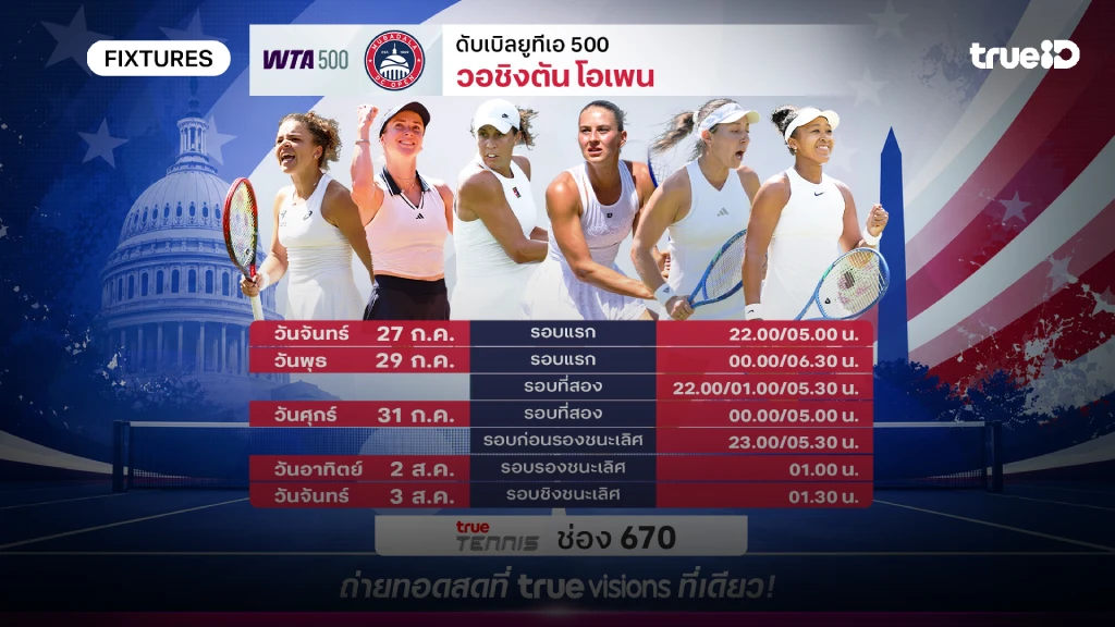 โปรแกรมเทนนิส วอชิงตัน โอเพ่น ลิ้งก์ดูสดเทนนิส วอชิงตัน โอเพ่น โปรแกรมเทนนิส วอชิงตัน โอเพ่น ลิ้งก์ดูสดเทนนิส วอชิงตัน โอเพ่น