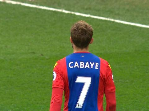 Shot Y Cabaye Crystal Palace 0 - 0 Watford