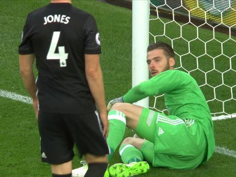 Save D de Gea (62) Stoke 1 - 2 Manchester Utd