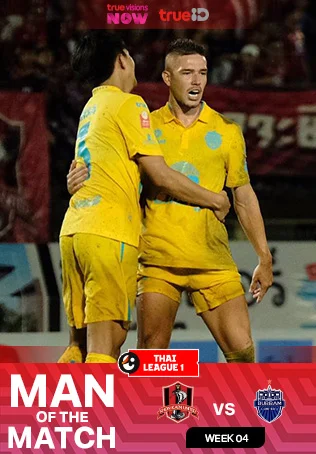 กิลเยร์เม บิสโซลี ผู้เล่นยอดเยี่ยม : บุรีรัมย์ ยูไนเต็ด 0-3 ขอนแก่น ยูไนเต็ด ไทยลีก 2024/25 สัปดาห์ที่ 4