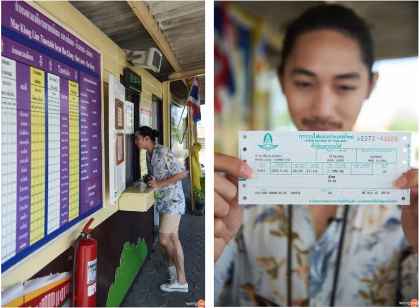 สถานีรถไฟแม่กลอง เที่ยวใกล้กรุงเทพ