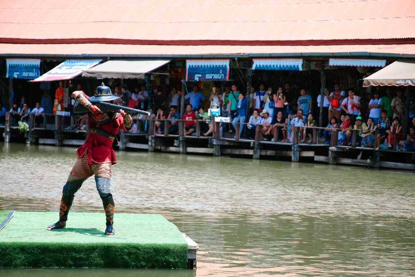 ตลาดน้ำอโยธยา เที่ยวใกล้กรุงเทพ