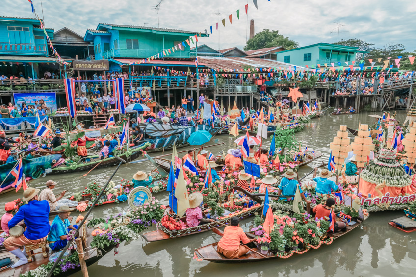 ตลาดลาดชะโด ตลาดน้ำอยธุยา 
