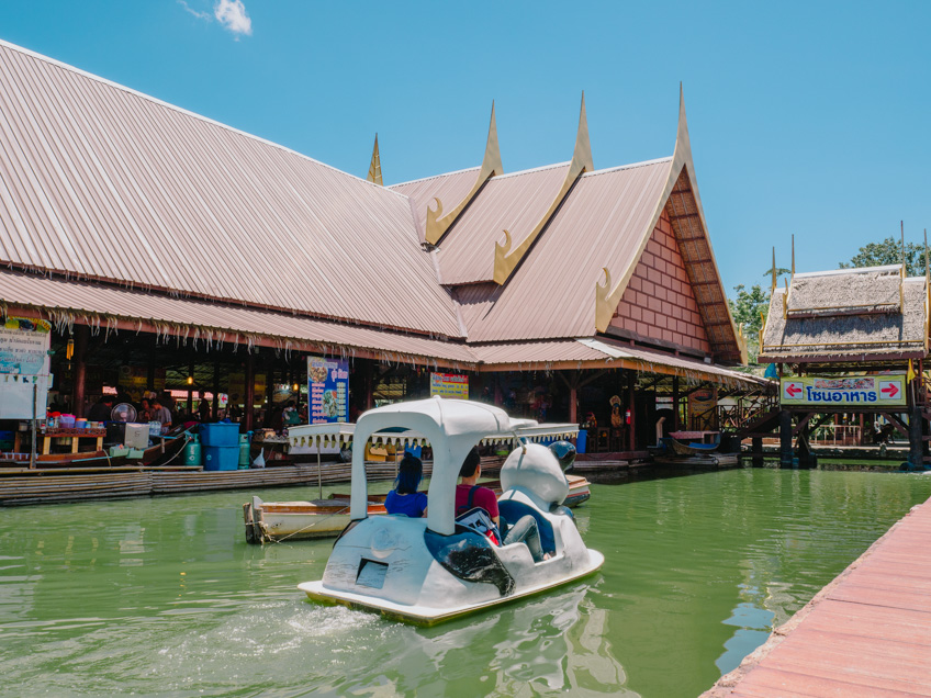 ตลาดน้ำทุ่งบัวชม ตลาดน้ำที่อยธุยา