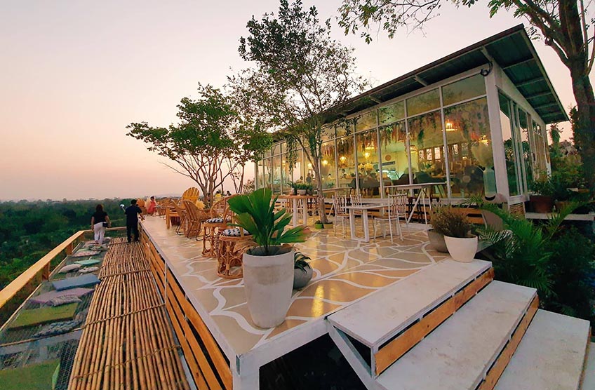 คาเฟ่เปิดใหม่ กาญจนบุรี BARME Tea &amp; Taste จิบกาแฟชิล ชมวิวหลักล้าน