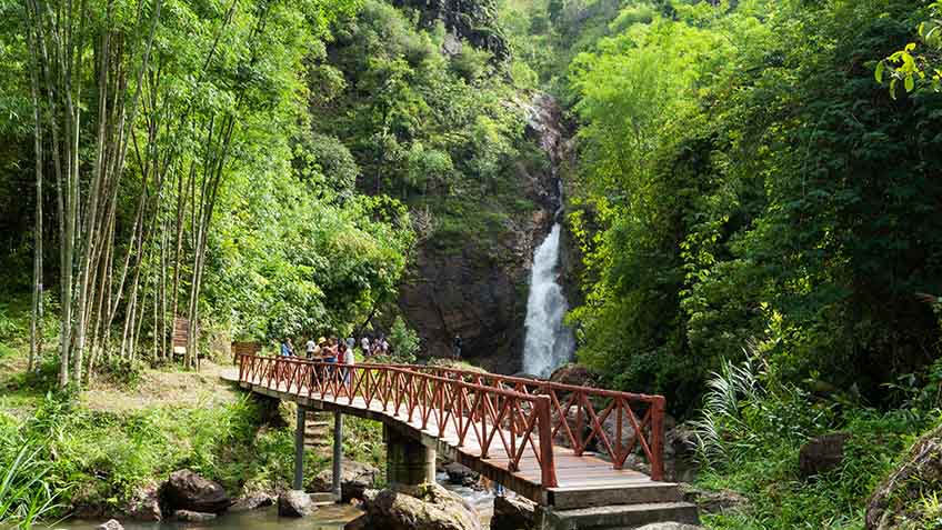 ที่เที่ยวกาญ น้ำตกจ๊อกกระดิ่น